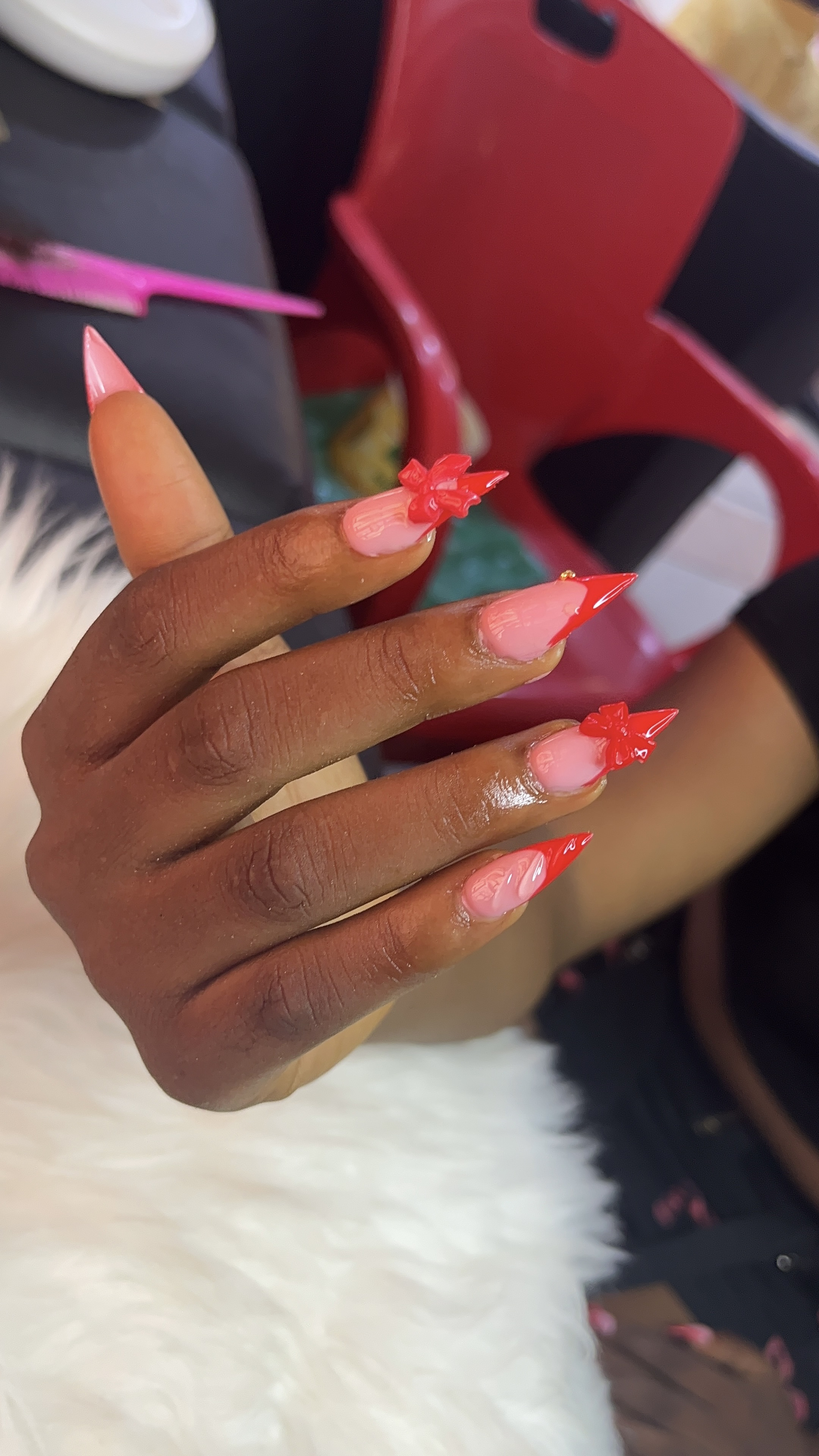 A professional nail and lash technician